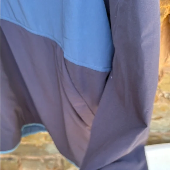 The North Face Blue Windbreaker Jacket with Mock Neck - Picture 7 of 12